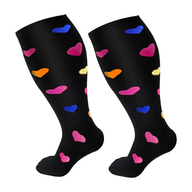 Extra Wide Maternity Compression Socks