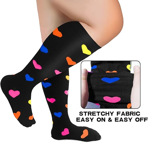 Extra Wide Maternity Compression Socks