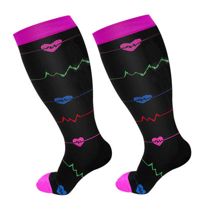 Wide Calf Nurse Compression Socks