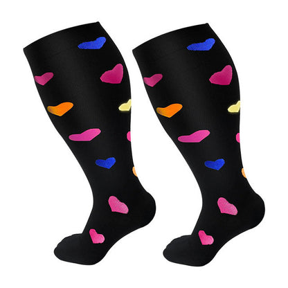 Knee High Wide Calf Compression Socks